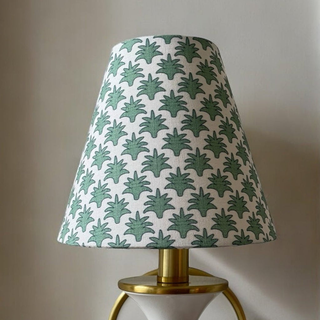 Green Sconce Shade in Whitney - Liza Pruitt