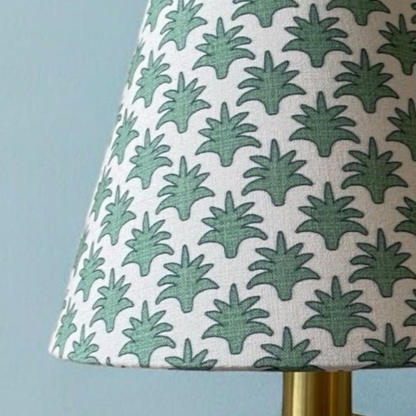 Green Sconce Shade in Whitney - Liza Pruitt