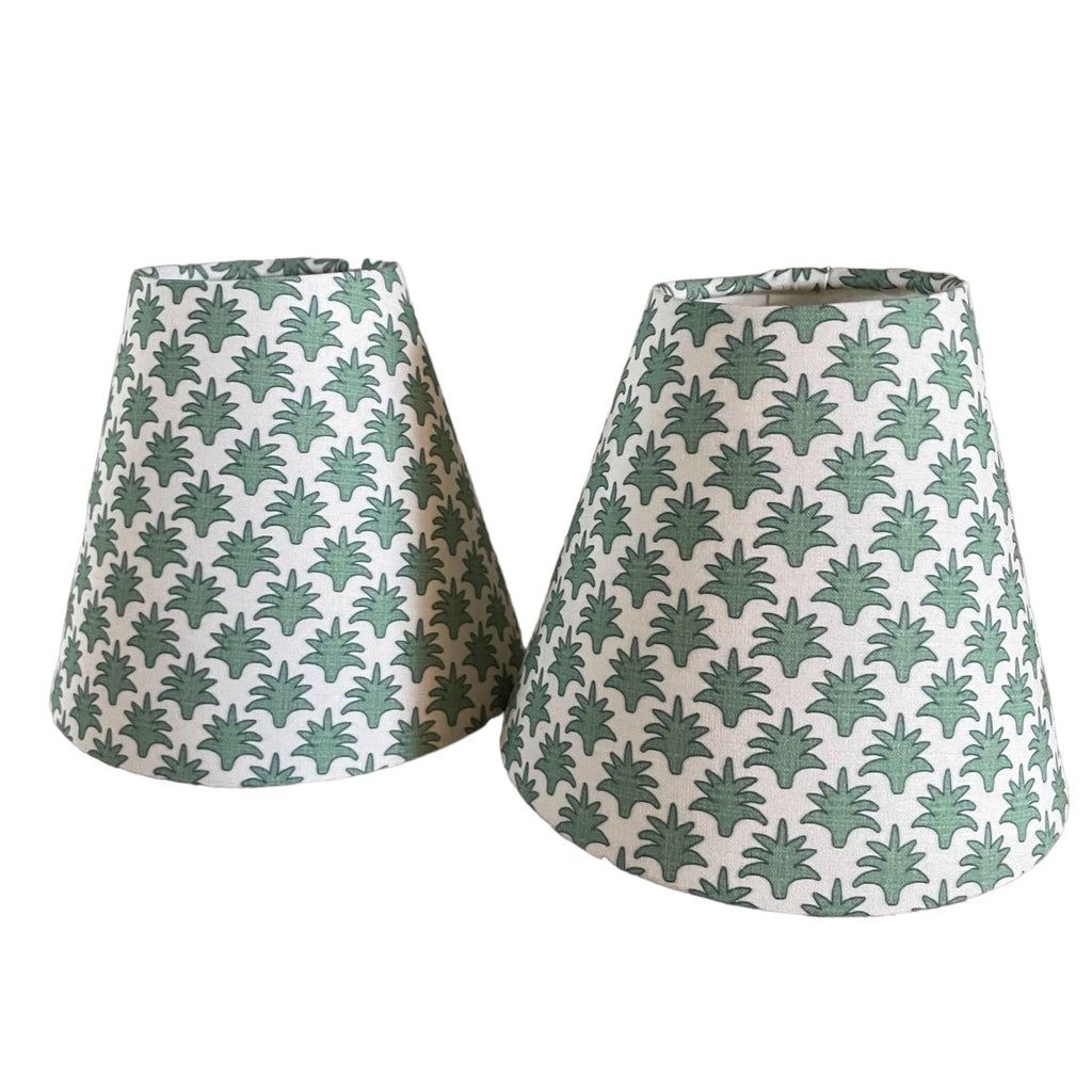 Green Sconce Shade in Whitney - Liza Pruitt