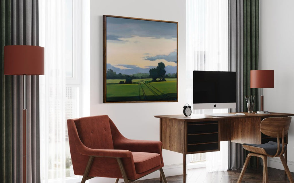 Green Track - Open Edition Canvas Print - Liza Pruitt