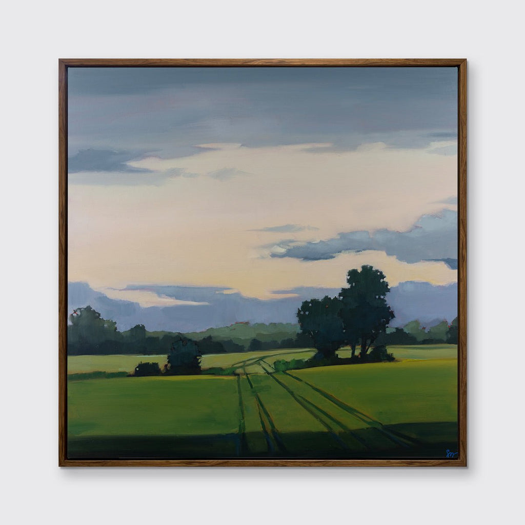 Green Track - Open Edition Canvas Print - Liza Pruitt