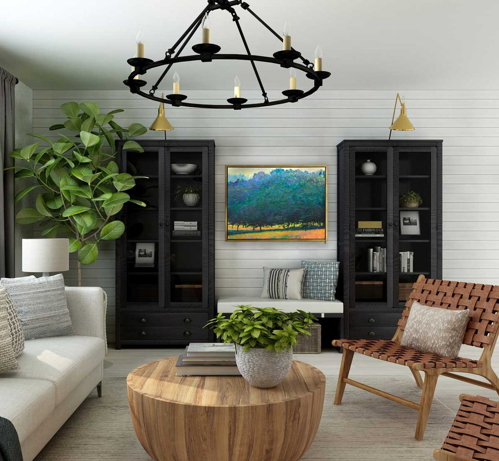 Greens Moving Across - Limited Edition Canvas Print - Liza Pruitt