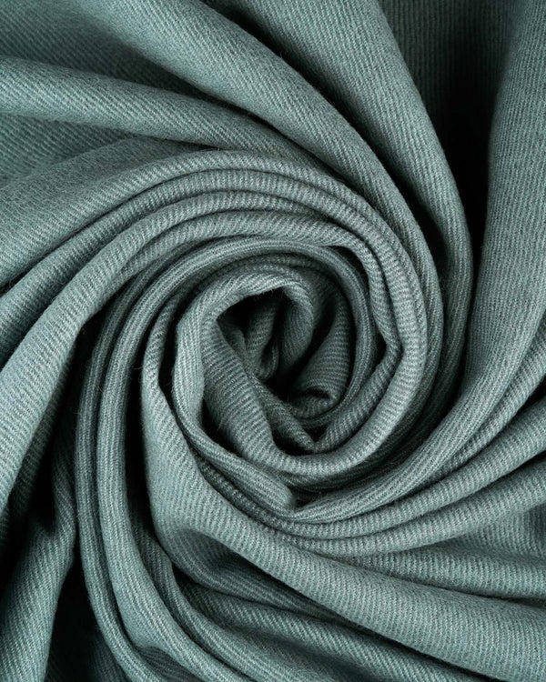 Grey 100% Baby Alpaca Throw Blanket - Misty Mountain - Liza Pruitt