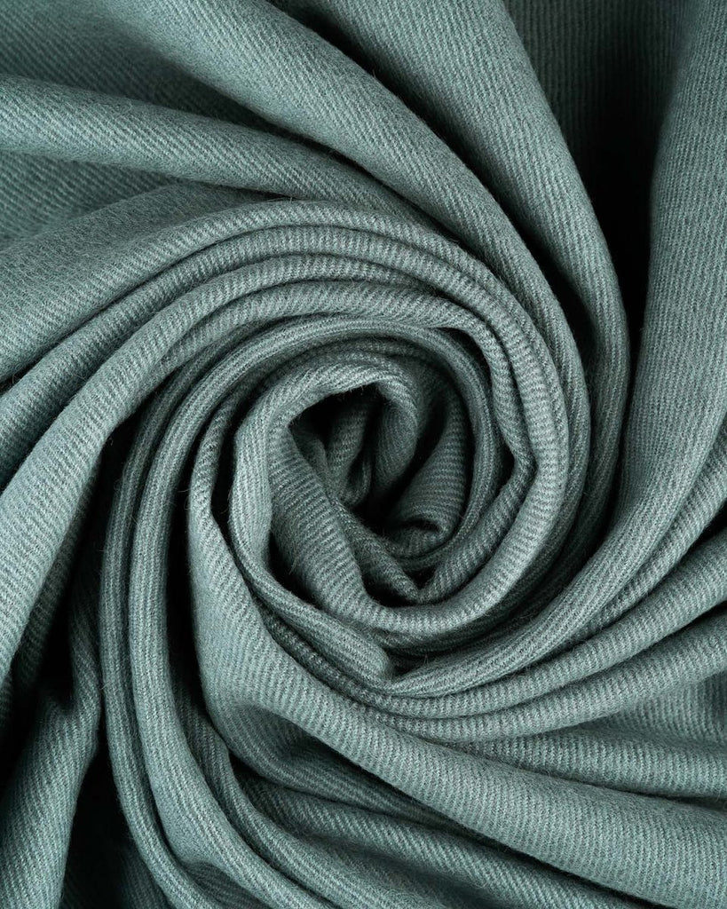 Grey 100% Baby Alpaca Throw Blanket - Misty Mountain - Liza Pruitt