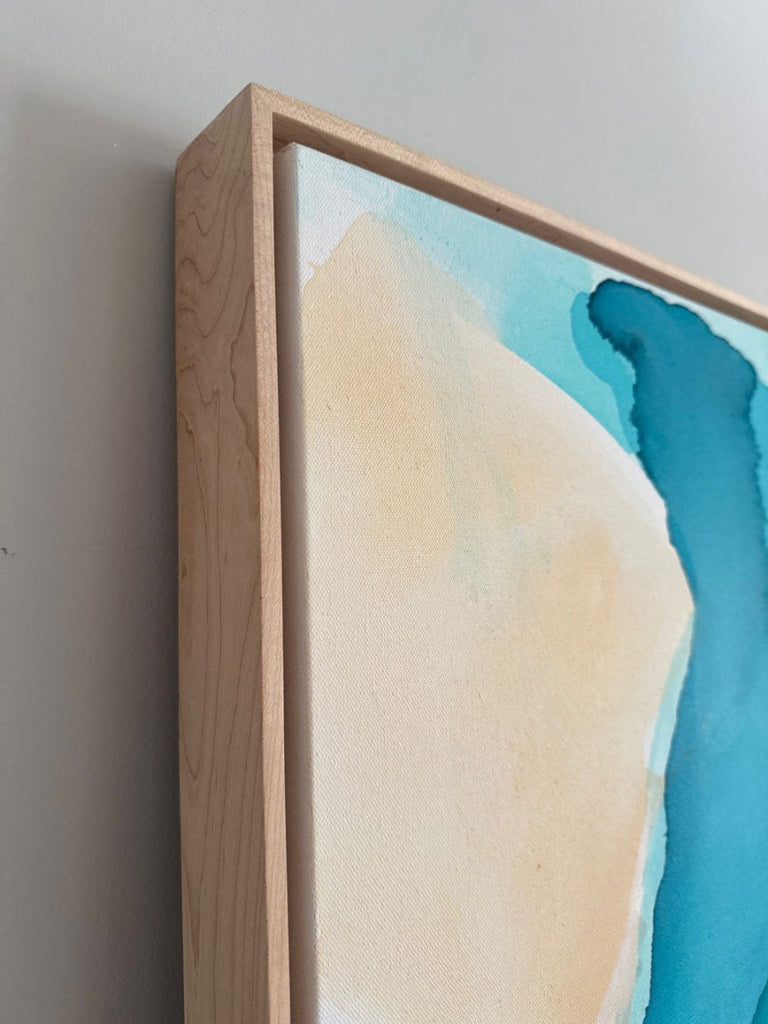 Half Moon Bay | 36" h x 36” w | Framed - Liza Pruitt