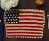 Handcrafted Scalloped Americana Placemats - American Flag Design - Payton James X Tuckernuck - Liza Pruitt