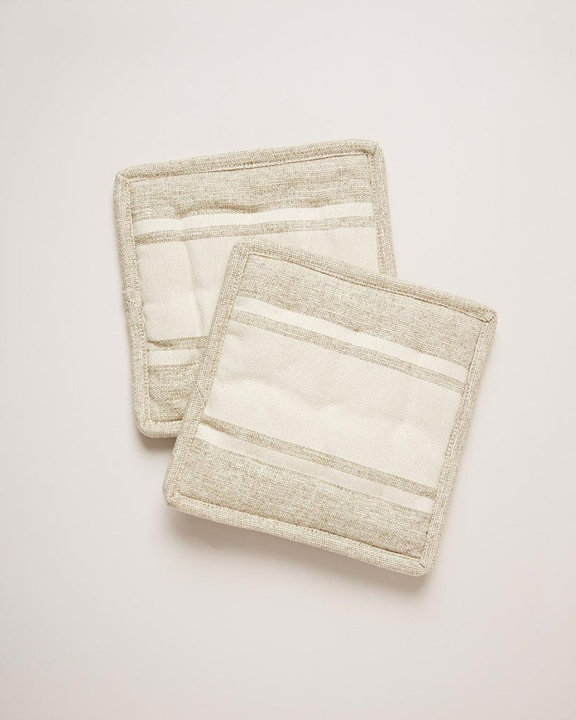 Handloom Stripe Potholders - Liza Pruitt