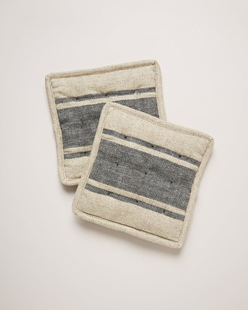 Handloom Stripe Potholders - Liza Pruitt