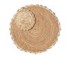 Handmade Raffia Woven Placemat – Round Table Mats for Kitchen Dining Table Top Rug Mats & Dinner Table Mates - Liza Pruitt