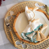 Handwoven Olive Motif Iraca Charger - Liza Pruitt