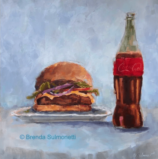Happy Meal | 36" h x 36" w - Liza Pruitt