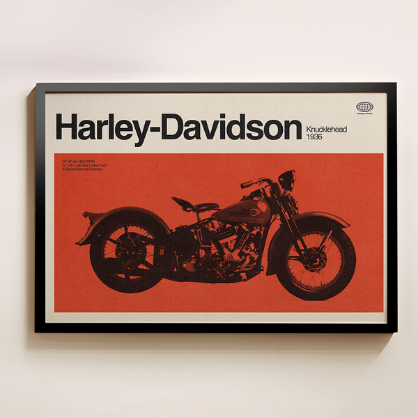 Harley - Davidson Knucklehead 1936 - Liza Pruitt