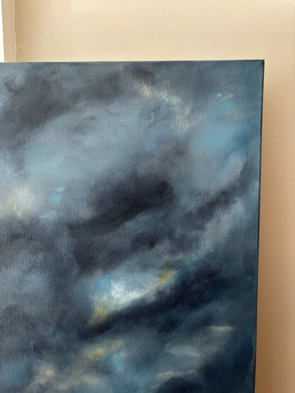 Head in the Clouds | 36" h x 36" w - Liza Pruitt