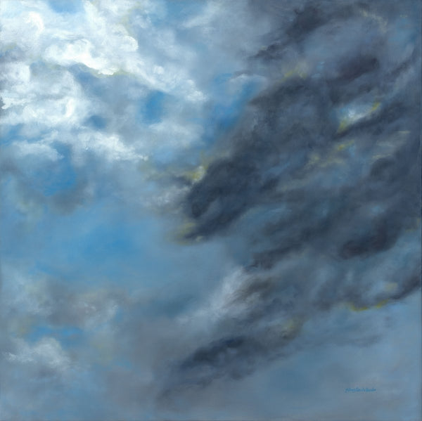 Head in the Clouds | 36" h x 36" w - Liza Pruitt