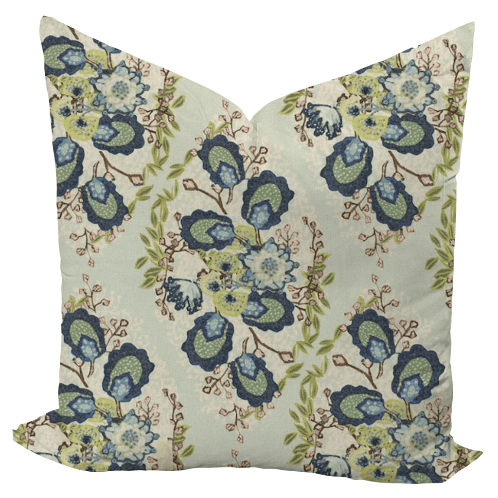 Heather in Soft Jade by Ferrick Mason Pillow Cover - Liza Pruitt