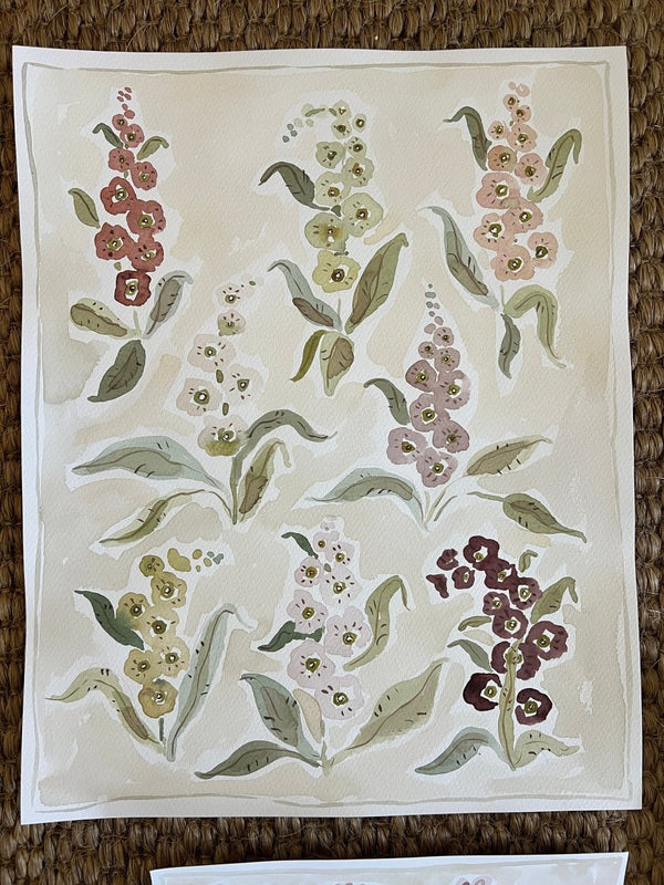 Herbarium Reds | 20" h x 16" w | Original - Liza Pruitt