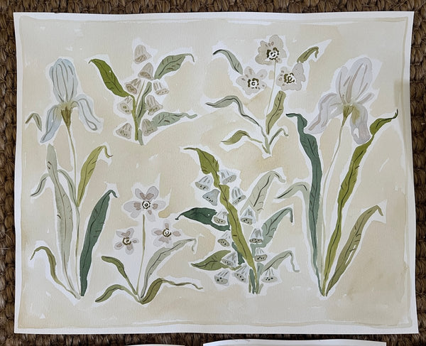 Herbarium Whites | 16" h x 20" w | Original - Liza Pruitt