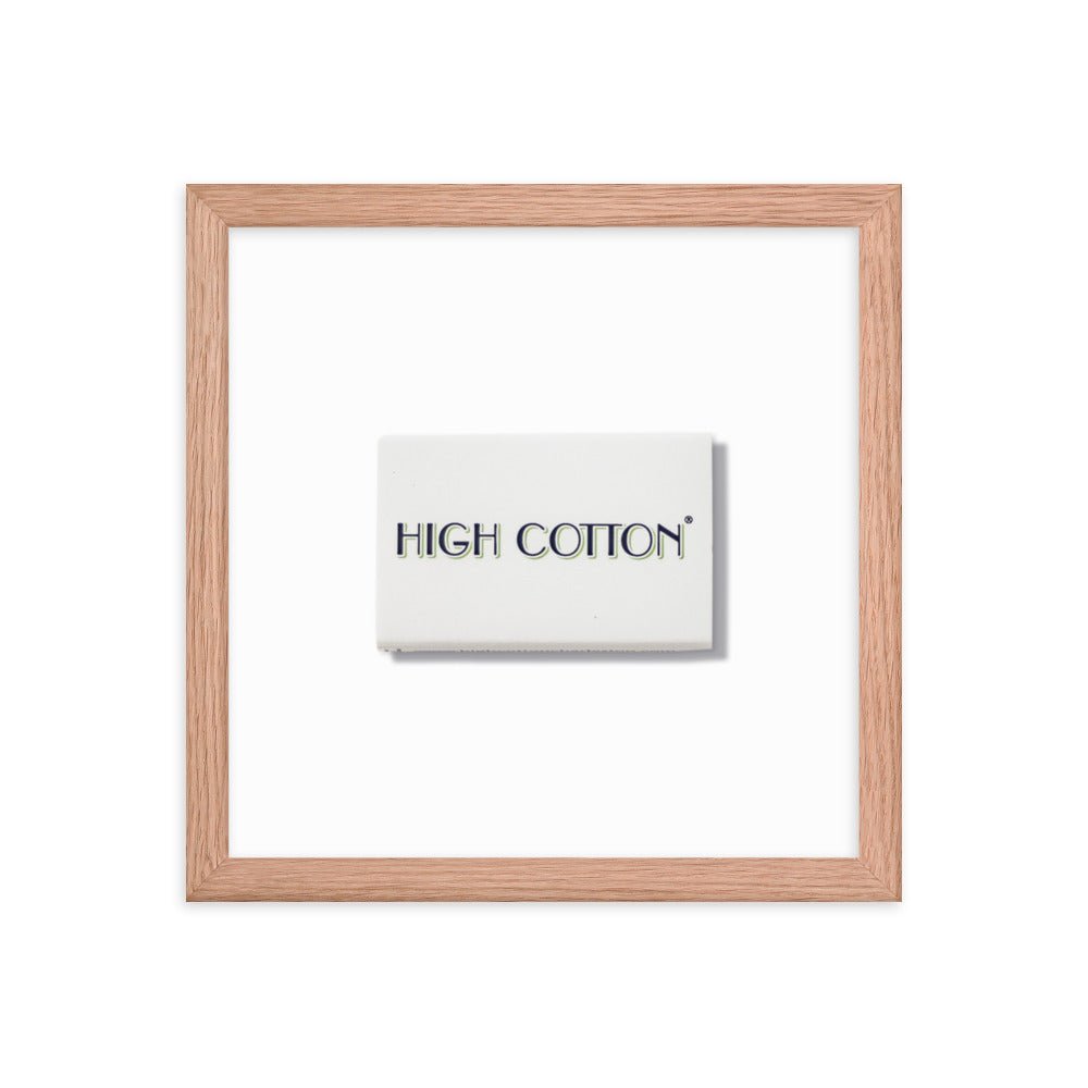 High Cotton Framed Print - Liza Pruitt