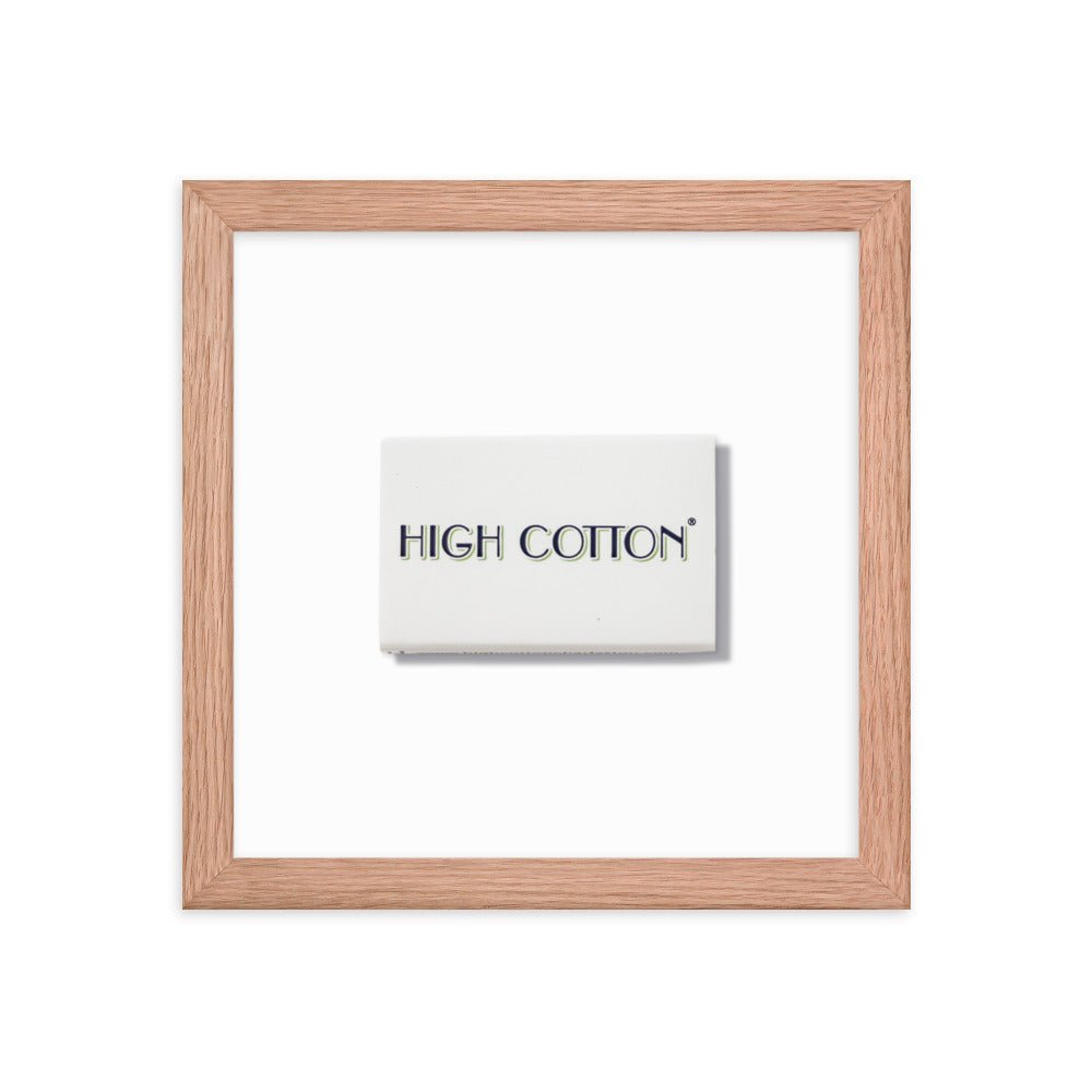 High Cotton Framed Print - Liza Pruitt