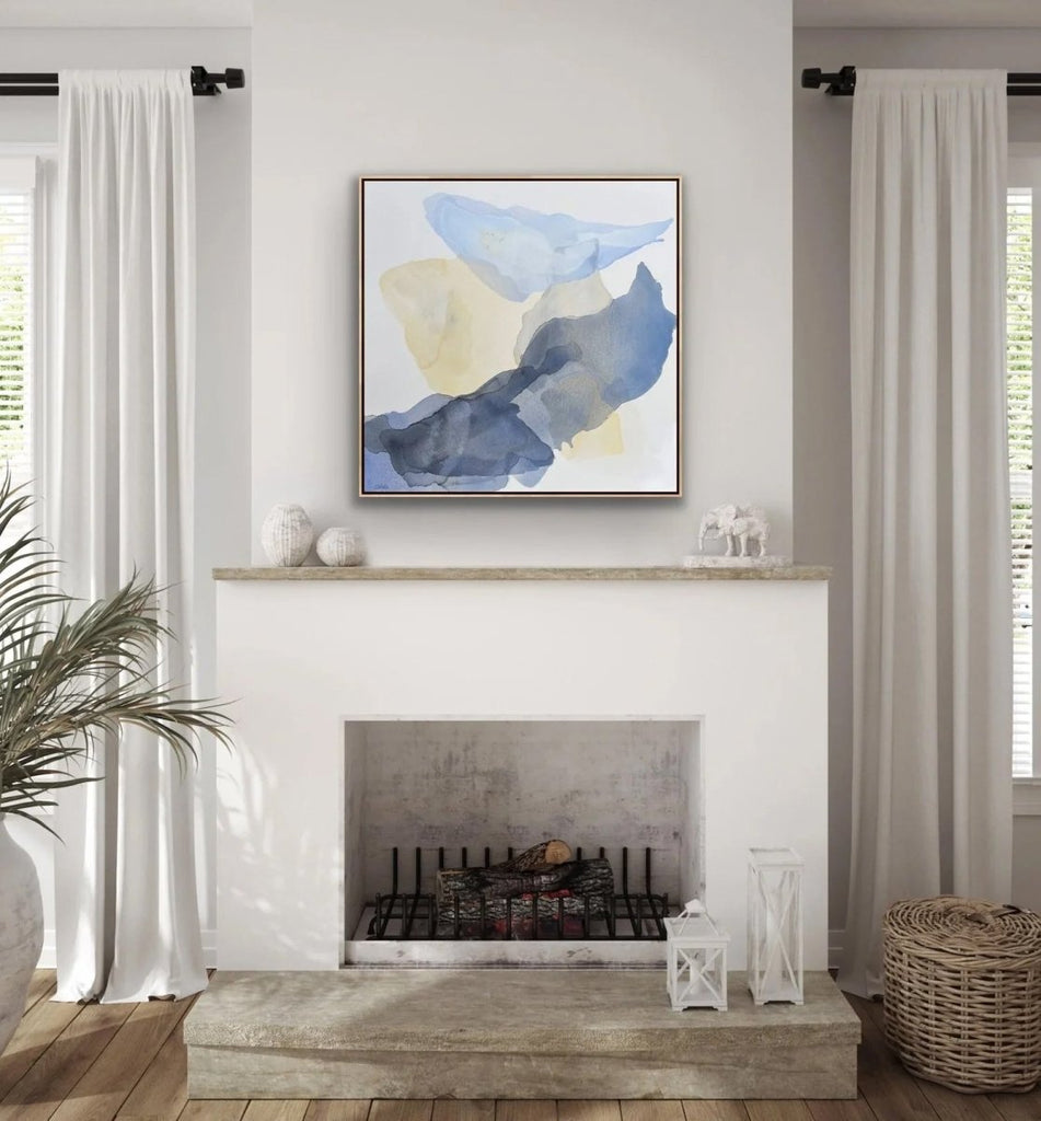 High Tide | 36" h x 36” w | Framed - Liza Pruitt