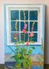 Hollyhocks | 36" h x 21.5" w - Liza Pruitt