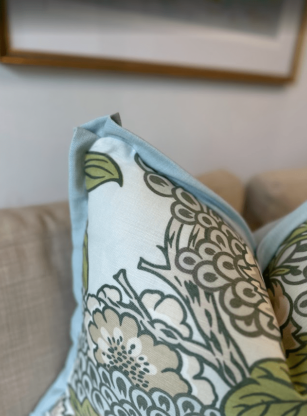 Honshu in Robin's Egg by Thibaut Pillow Cover - Liza Pruitt