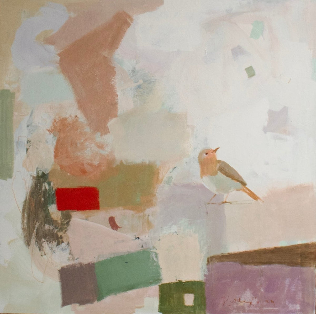 Hopscotch | 25" h x 25" w | Framed - Liza Pruitt