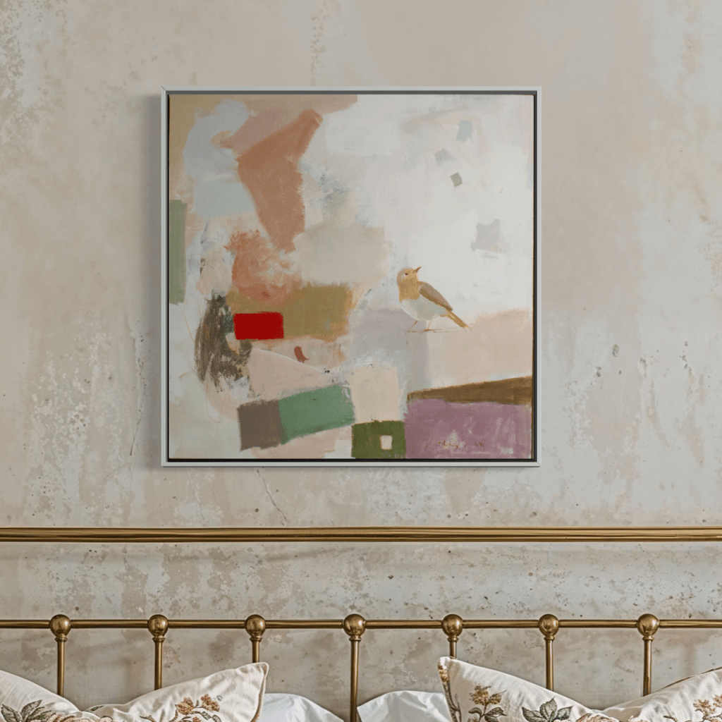 Hopscotch | 25" h x 25" w | Framed - Liza Pruitt