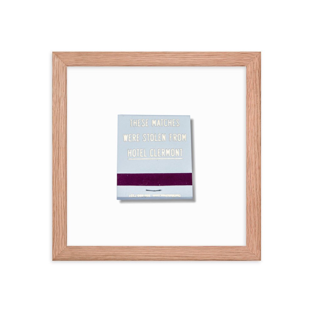 Hotel Clermont Framed Print - Liza Pruitt