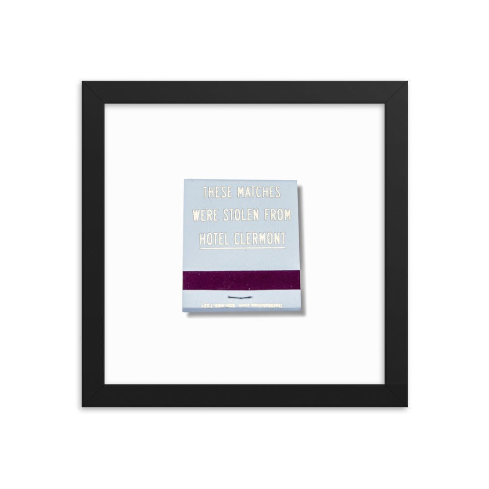 Hotel Clermont Framed Print - Liza Pruitt