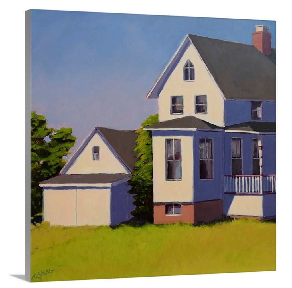 House by the Harbor - Open Edition Canvas Print - Liza Pruitt