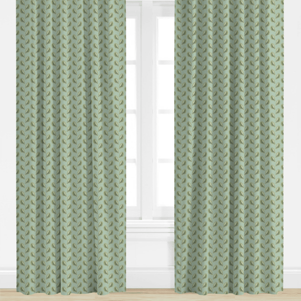 Hunter in Seafoam Drapery Panel - Liza Pruitt