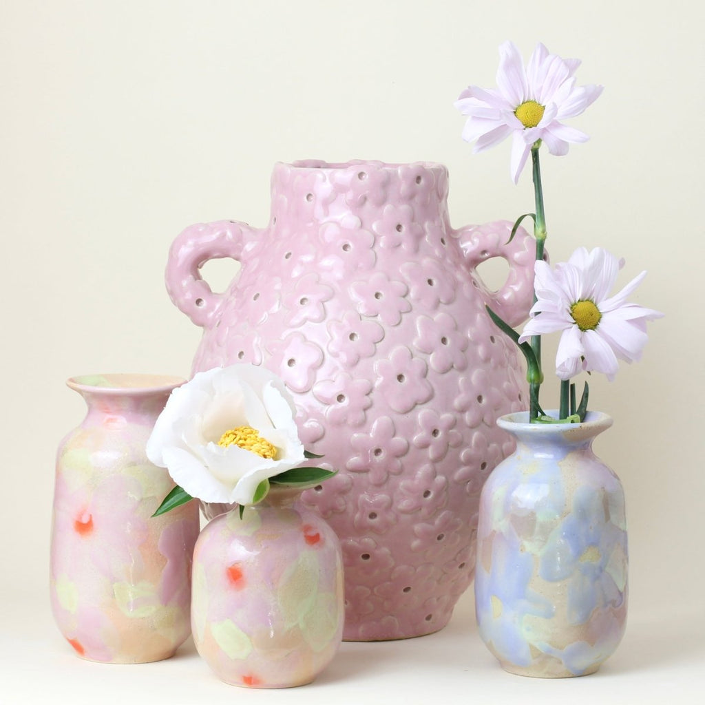 Hydrangea Amphora | 10" h x 9" w - Liza Pruitt