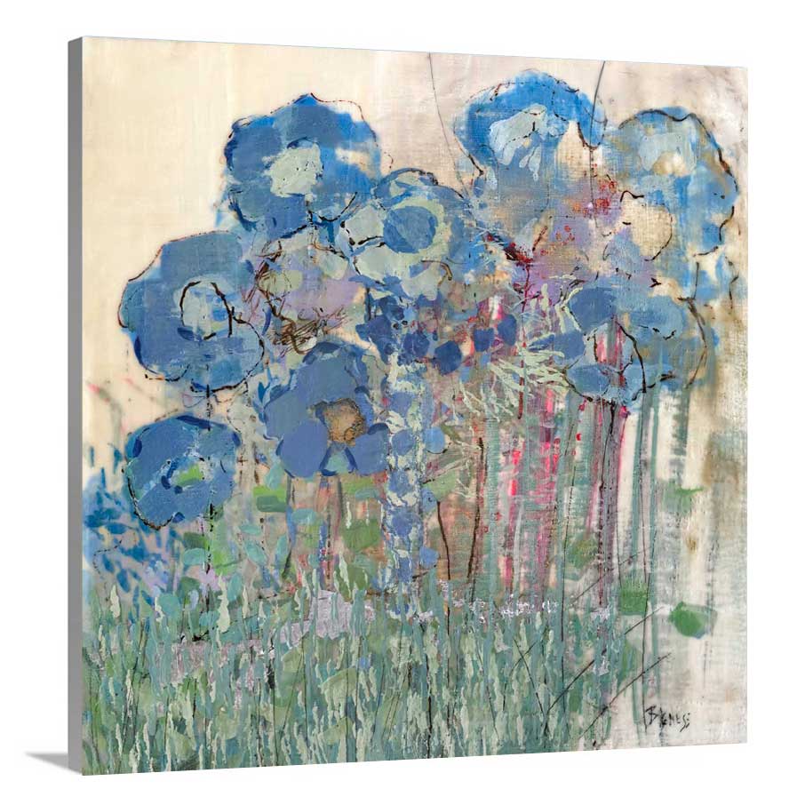 Hydrangea Blues - Open Edition Canvas Print - Liza Pruitt