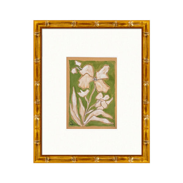 Hydrangea Green No. 2 | 14" h x 11" w | Framed - Liza Pruitt