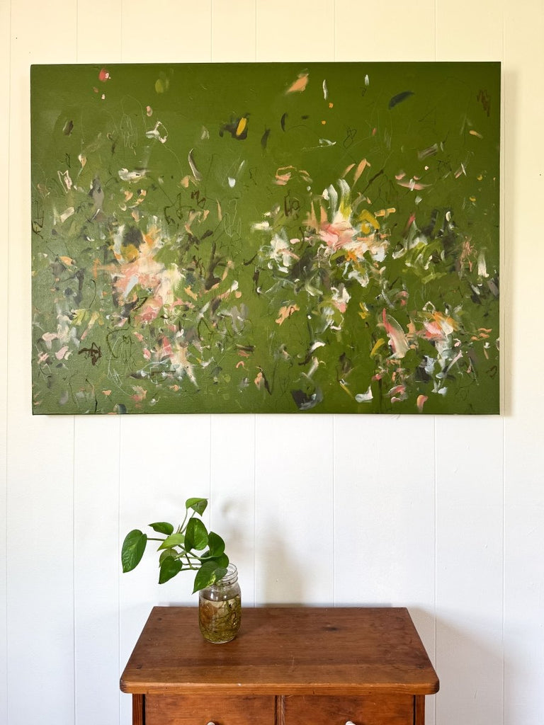 I Need A Minute Please | 30" h x 40" w - Liza Pruitt