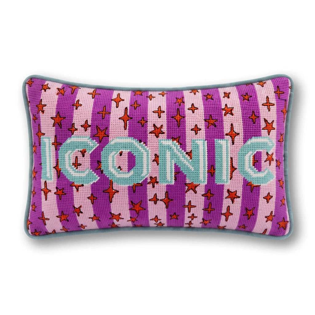 Iconic Needlepoint Pillow - Liza Pruitt
