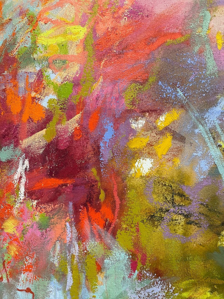 In the Time of Flowers | 40" h x 40" w - Liza Pruitt