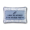 Inferior Martini Needlepoint Pillow - Liza Pruitt