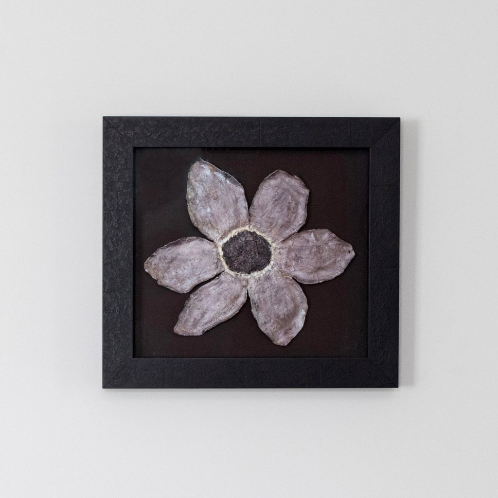 Iridescent Mahogany Flower I | 15" h x 14" w | Framed - Liza Pruitt