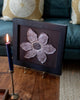 Iridescent Mahogany Flower I | 15" h x 14" w | Framed - Liza Pruitt