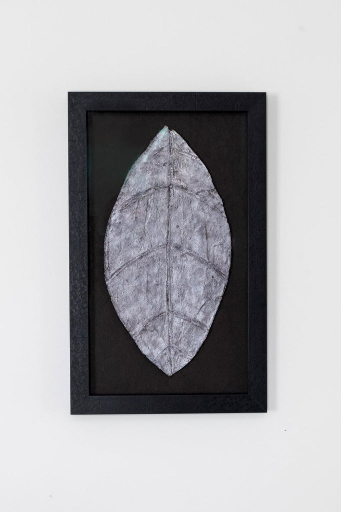 Iridescent Mahogany Leaf I | 27" h x 17" w | Framed - Liza Pruitt