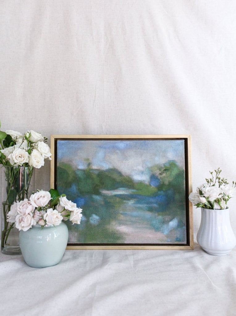 It Takes A Lot of Heart | 7" h x 7" w | Framed - Liza Pruitt