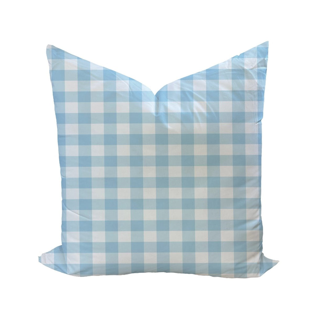 Iva Check Pillow Cover in Sanctuary - Liza Pruitt