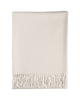 Ivory 100% Baby Alpaca Throw Blanket - Porcelain - Liza Pruitt