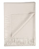 Ivory 100% Baby Alpaca Throw Blanket - Porcelain - Liza Pruitt