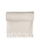 Ivory 100% Baby Alpaca Throw Blanket - Porcelain - Liza Pruitt
