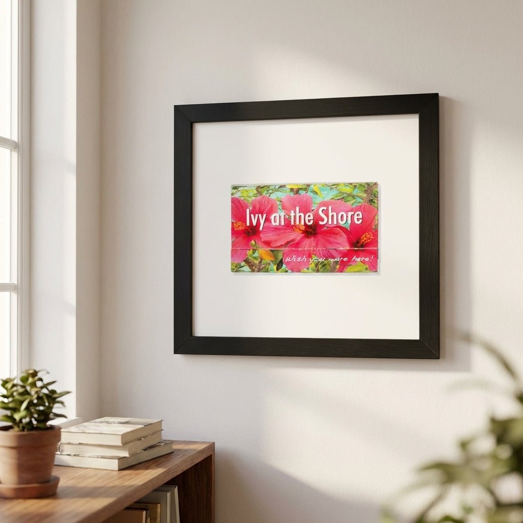 Ivy at the Shore Framed Print - Liza Pruitt