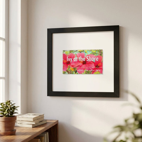 Ivy at the Shore Framed Print - Liza Pruitt