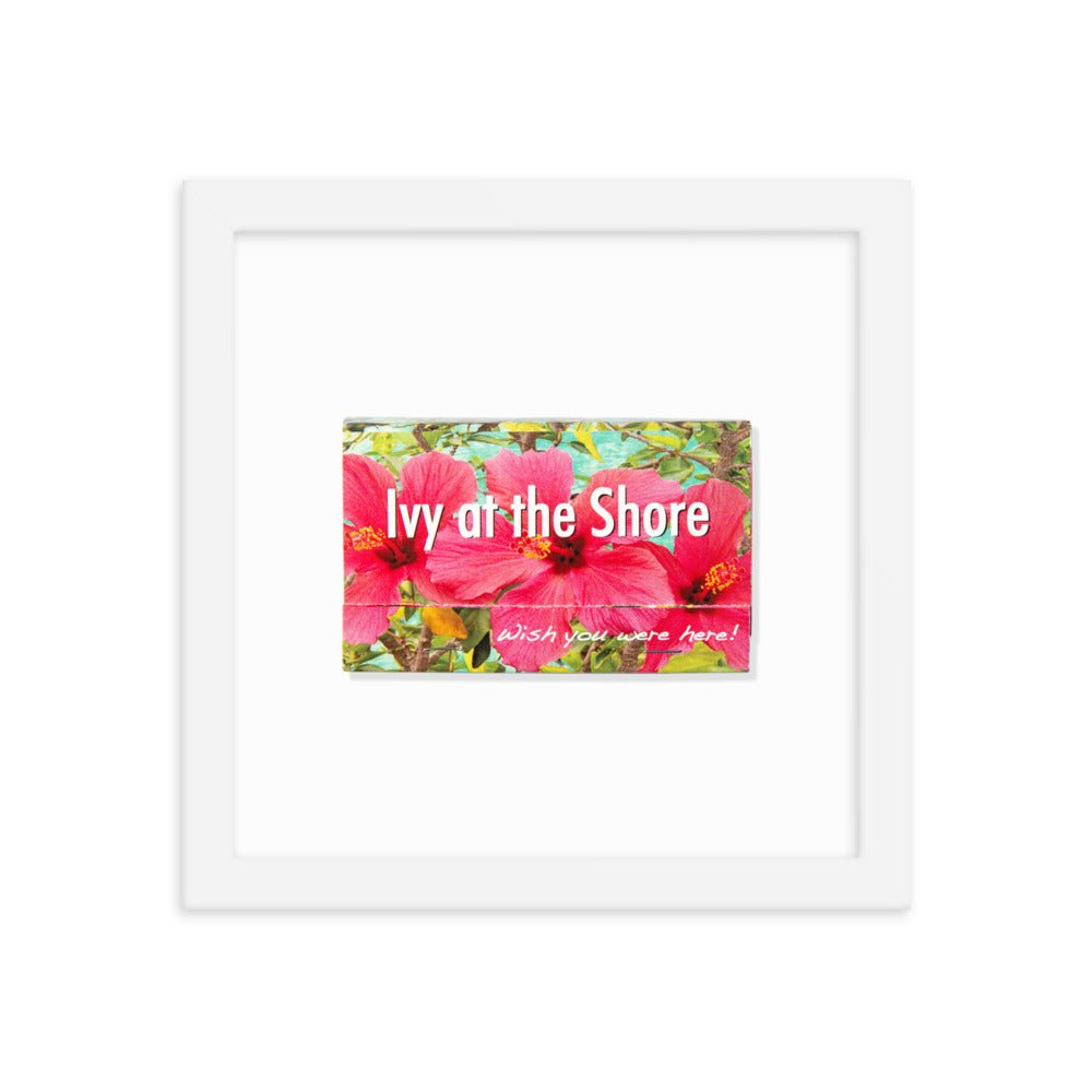 Ivy at the Shore Framed Print - Liza Pruitt